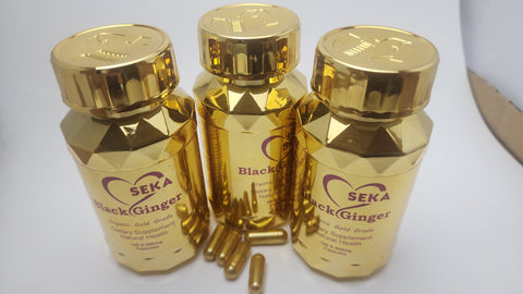 SEKA Black Ginger Organic Food ... 3x100 capsules