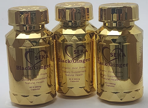SEKA Black Ginger Organic Food ... 3x60 capsules